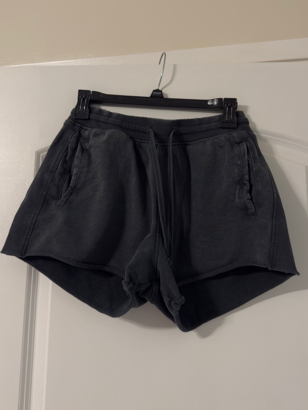 Zara Black Drawstring Shorts